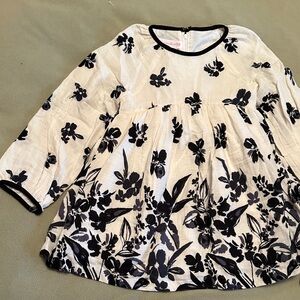 Bonnie Jean Black and White Dress